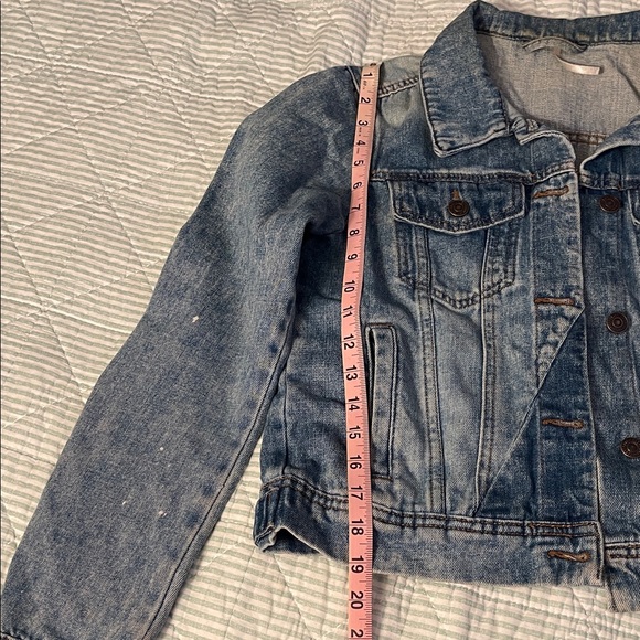 Free People Blue Denim Jacket - Picture 3 of 9